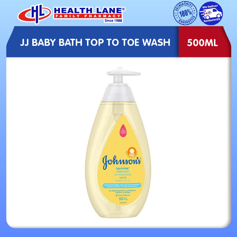 JOHNSON & JOHNSON BABY BATH TOP TO TOE WASH (500ML)